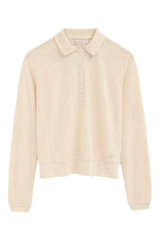 Polo regular - Écru