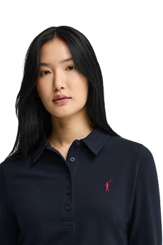 Polo slim - Bleu marine