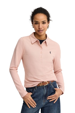 Polo slim - Rose clair