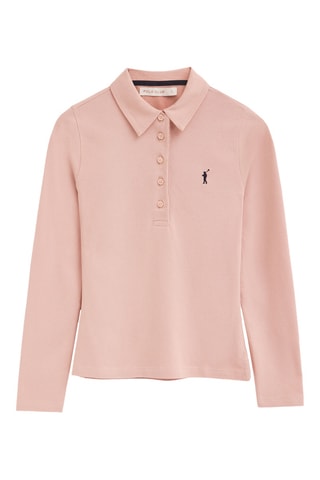 Polo slim - Rose clair