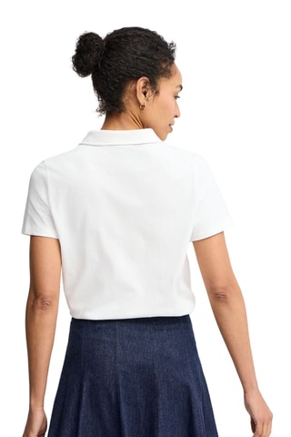 Polo regular - Blanc