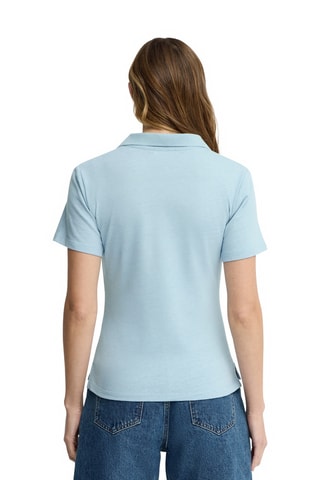 Polo slim - Bleu clair