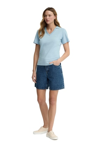 Polo slim - Bleu clair