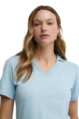 Polo slim - Bleu clair