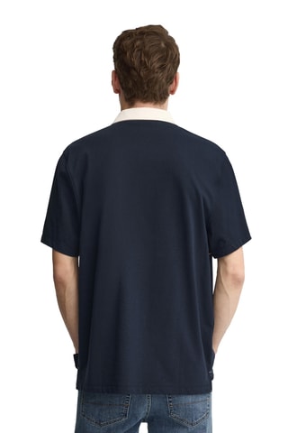 Overzied Polo - Marineblauw