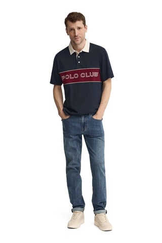 Overzied Polo - Marineblauw