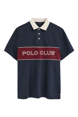 Overzied Polo - Marineblauw