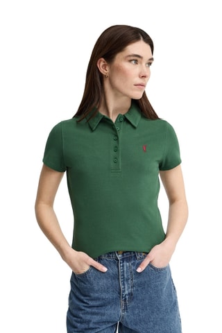 Polo slim - Vert foncé