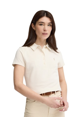 Polo slim - Écru