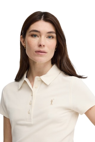 Polo slim - Écru