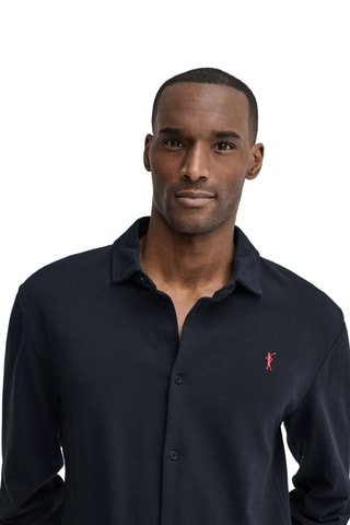 Chemise slim - Bleu marine