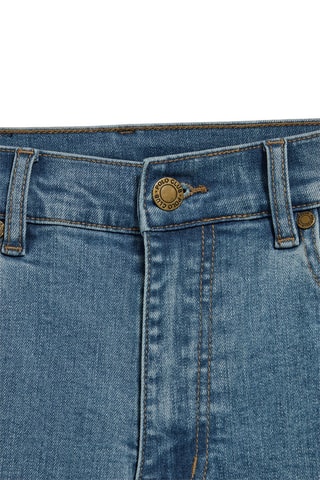 Jeans regular Hoge Taille - Blauw