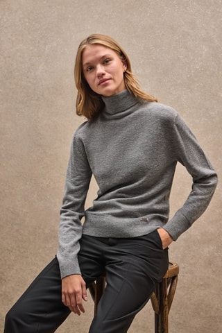 Pull en mérinos - Gris