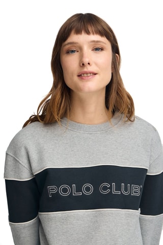 Sweat - Beige et gris