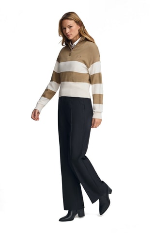 Pull - Blanc et marron