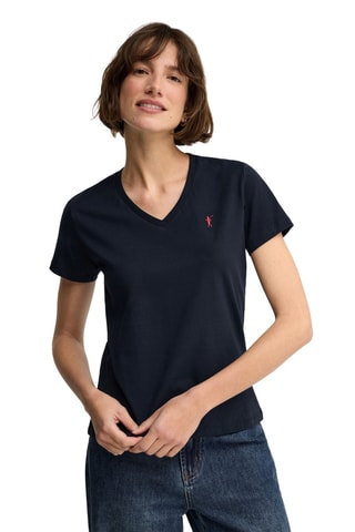 T-shirt Regular - Marineblauw