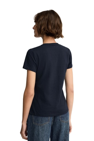 T-shirt Regular - Marineblauw
