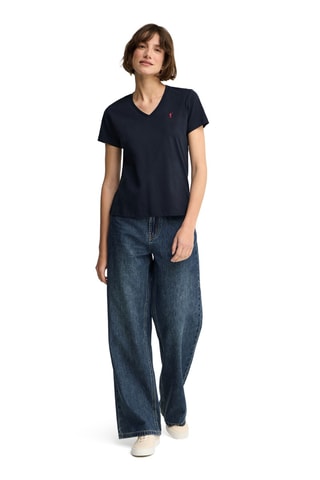 T-shirt Regular - Marineblauw