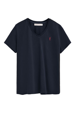 T-shirt Regular - Marineblauw