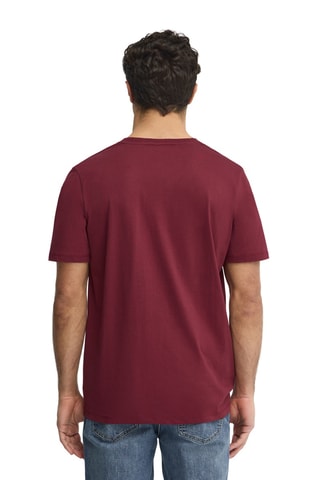 T-shirt Regular - Bordeauxrood