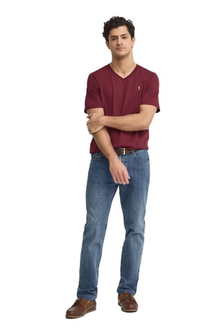 T-shirt Regular - Bordeauxrood