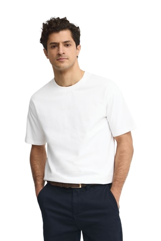 T-shirt Relaxed - Wit