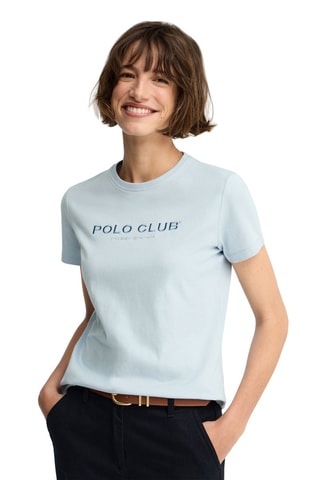 T-shirt Slim - Lichtblauw