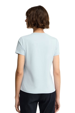 T-shirt Slim - Lichtblauw