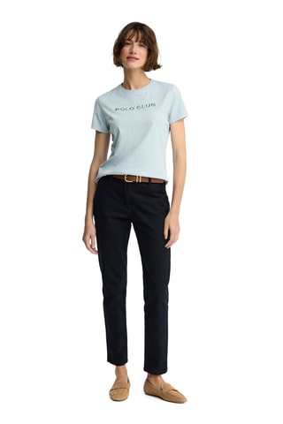 T-shirt Slim - Lichtblauw