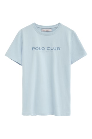 T-shirt Slim - Lichtblauw