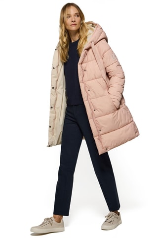 Gewatteerde Jas met Capuchon - Roze