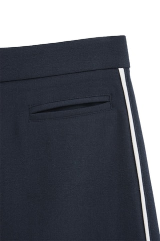 Minirok - Wit en blauw