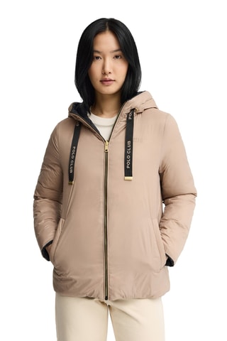 Dubbelzijdige Gewatteerde Jas - Zwart