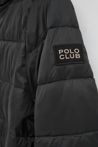 Dubbelzijdige Gewatteerde Jas - Zwart