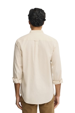 Chemise regular en lin - Beige