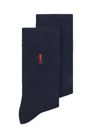 2 Paar Sokken - Marineblauw