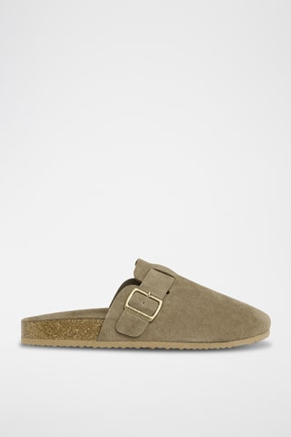 Sabots en nubuck - Beige