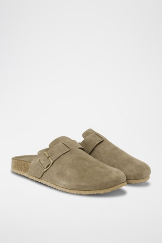 Sabots en nubuck - Beige