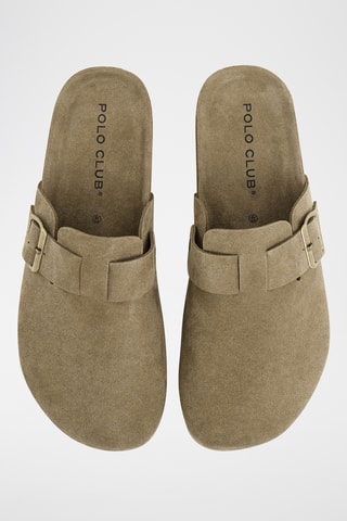 Sabots en nubuck - Beige