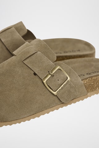 Sabots en nubuck - Beige
