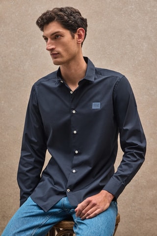 Chemise slim - Bleu