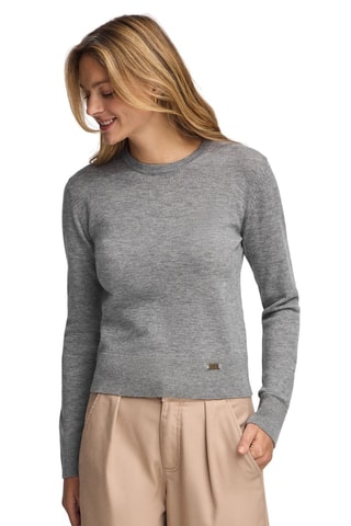 Merinoswollen Trui - Grijs