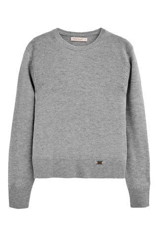 Merinoswollen Trui - Grijs