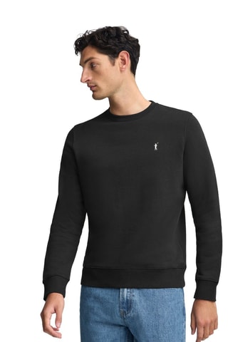 Sweater relaxed - Zwart