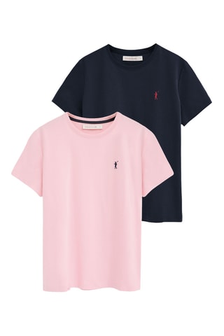 2 T-shirts regular - Multicolore