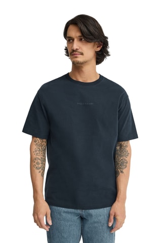 T-shirt Relaxed - Marineblauw