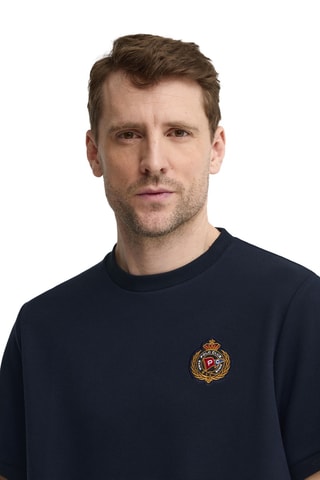 T-shirt Relaxed - Marineblauw