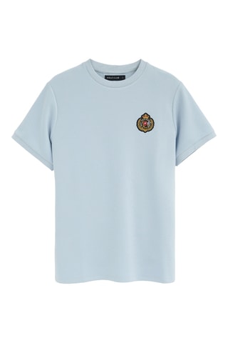 T-shirt Relaxed - Lichtblauw