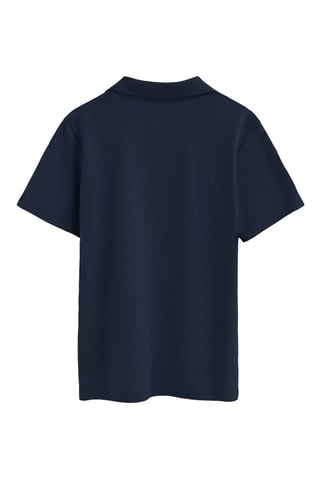 Polo slim - Bleu marine