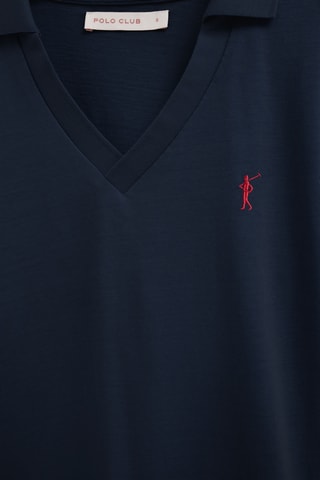 Polo slim - Bleu marine